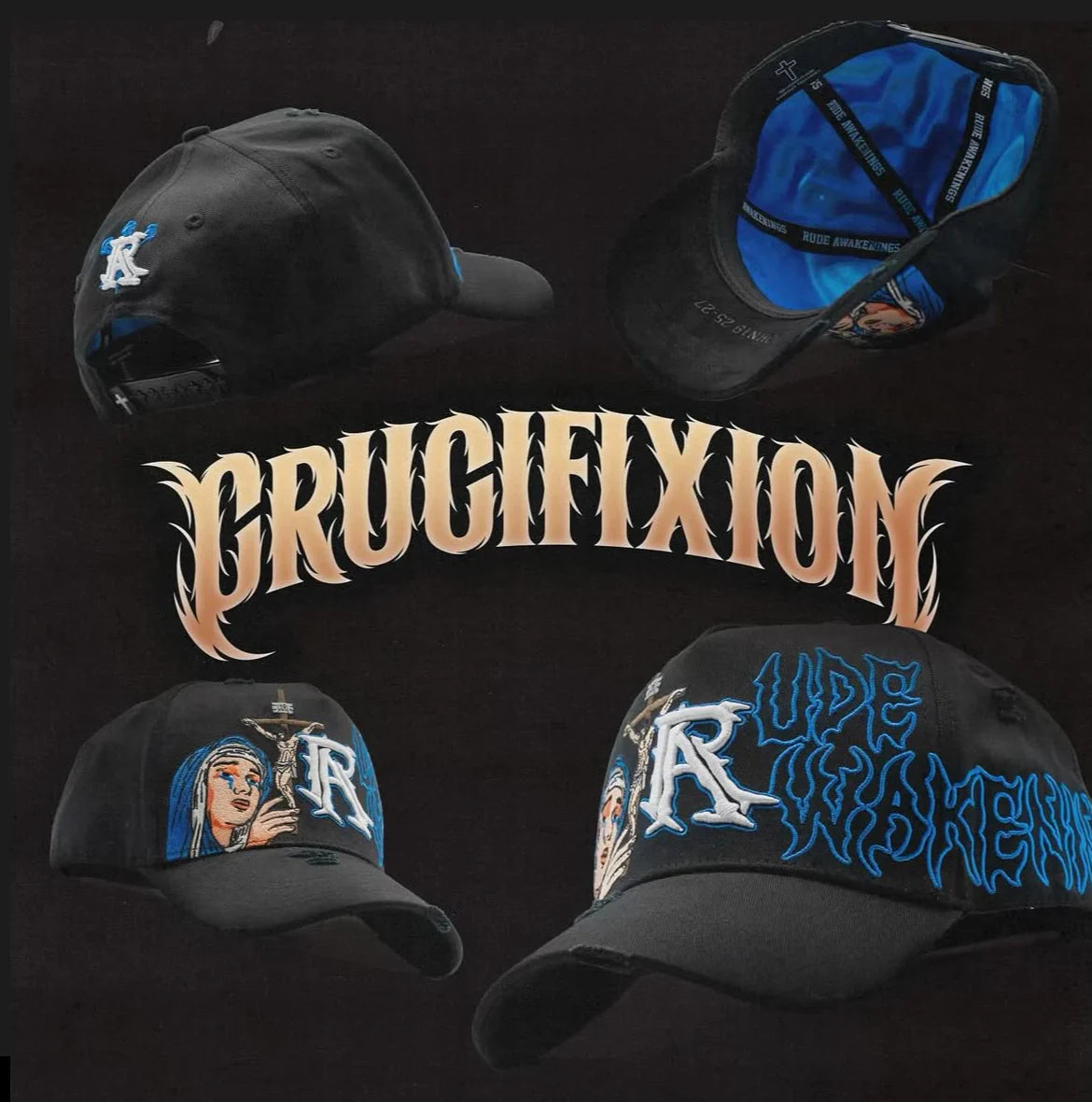 GORRA RUDE AWAKENINGS "CRUCIFIXION" (PREVENTA)