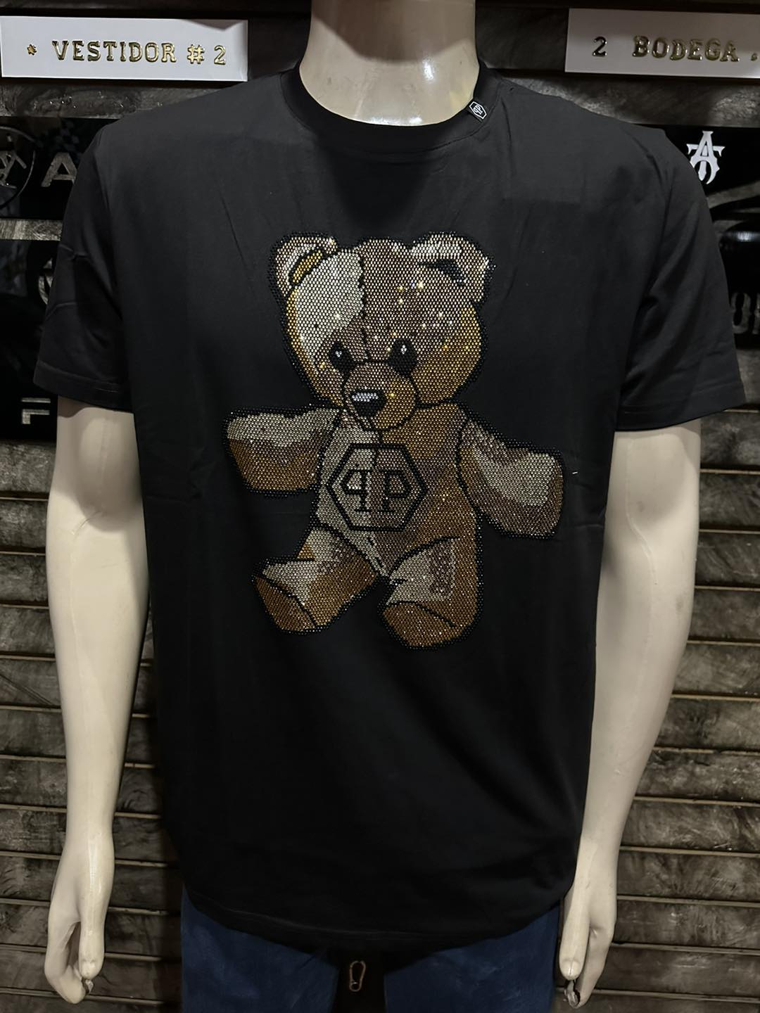 Camisetas Philipp plein Negro