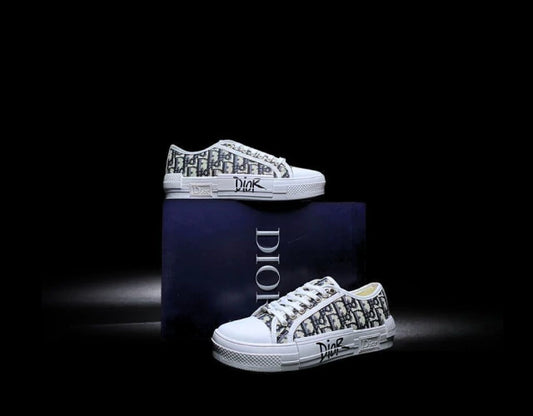 Dior B23 Low Negro Gris Graffiti