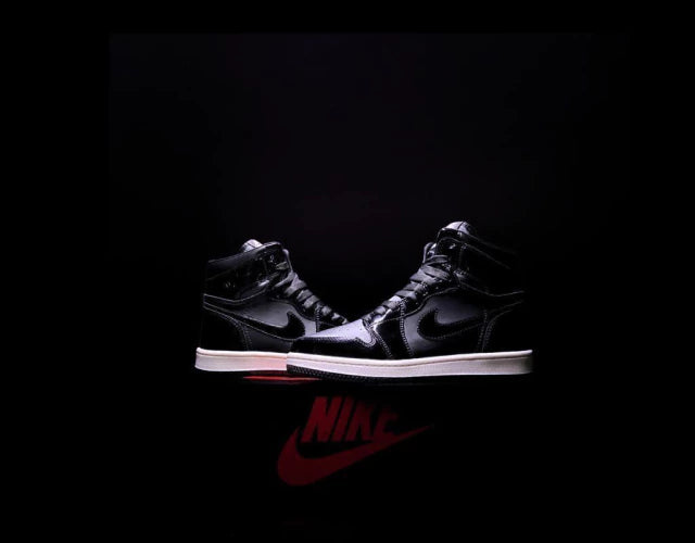 Jordan Retro 1 High Black White Patent