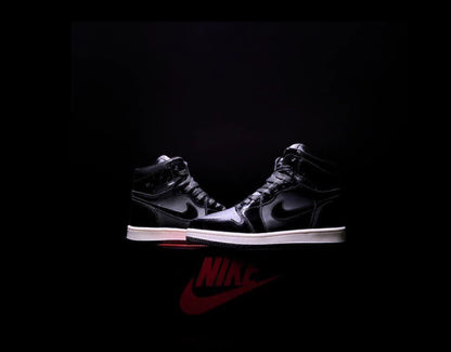 Jordan Retro 1 High Black White Patent