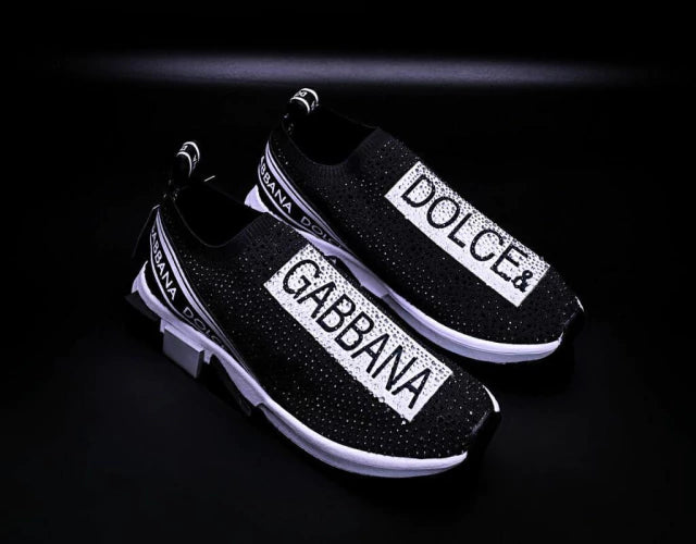 Dolce Gabbana Sorrento Black White Crystales