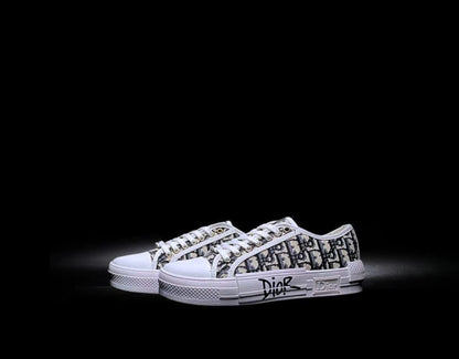 Dior B23 Low Negro Gris Graffiti