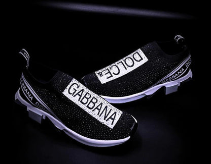 Dolce Gabbana Sorrento Black White Crystales