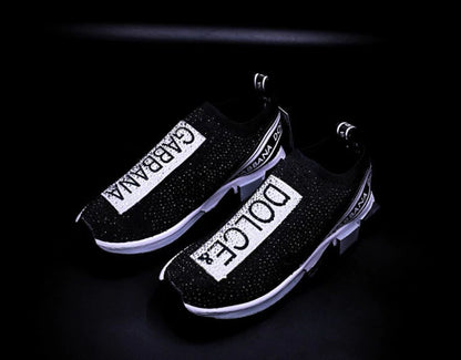 Dolce Gabbana Sorrento Black White Crystales