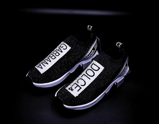 Dolce Gabbana Sorrento Black White Crystales