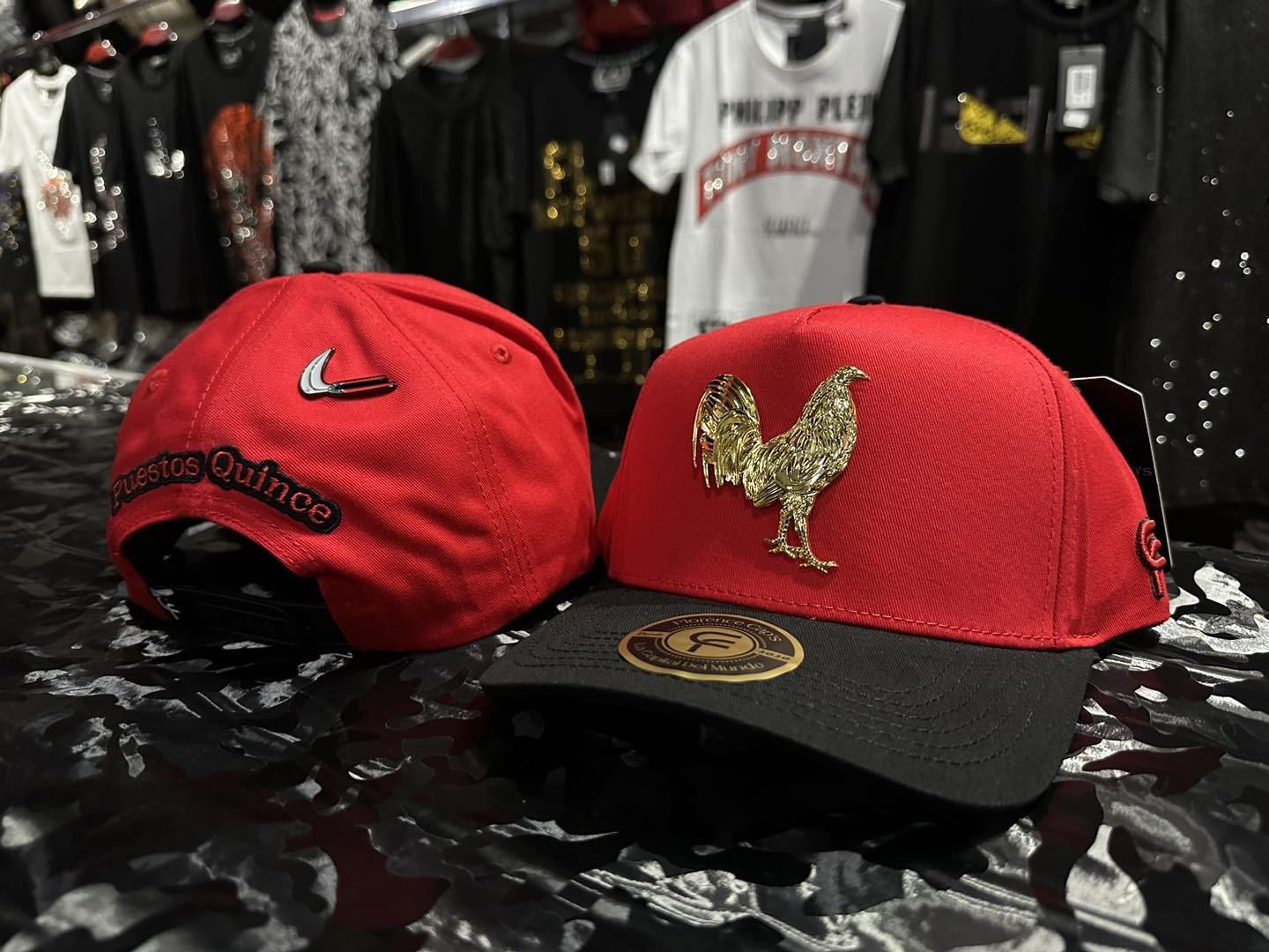 Gorra Florence Caps Gallo Rojo