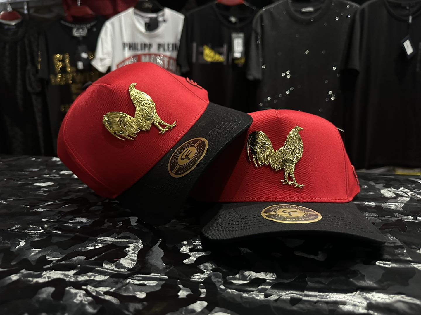 Gorra Florence Caps Gallo Rojo