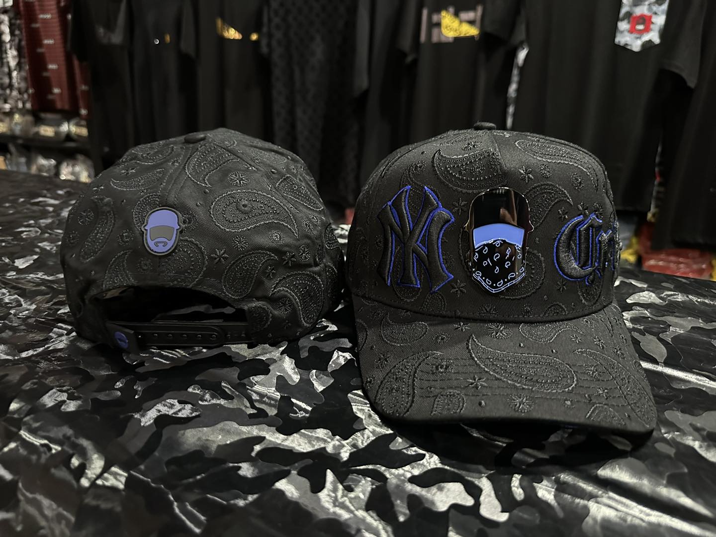 Barbas hats NY CRIME Blue