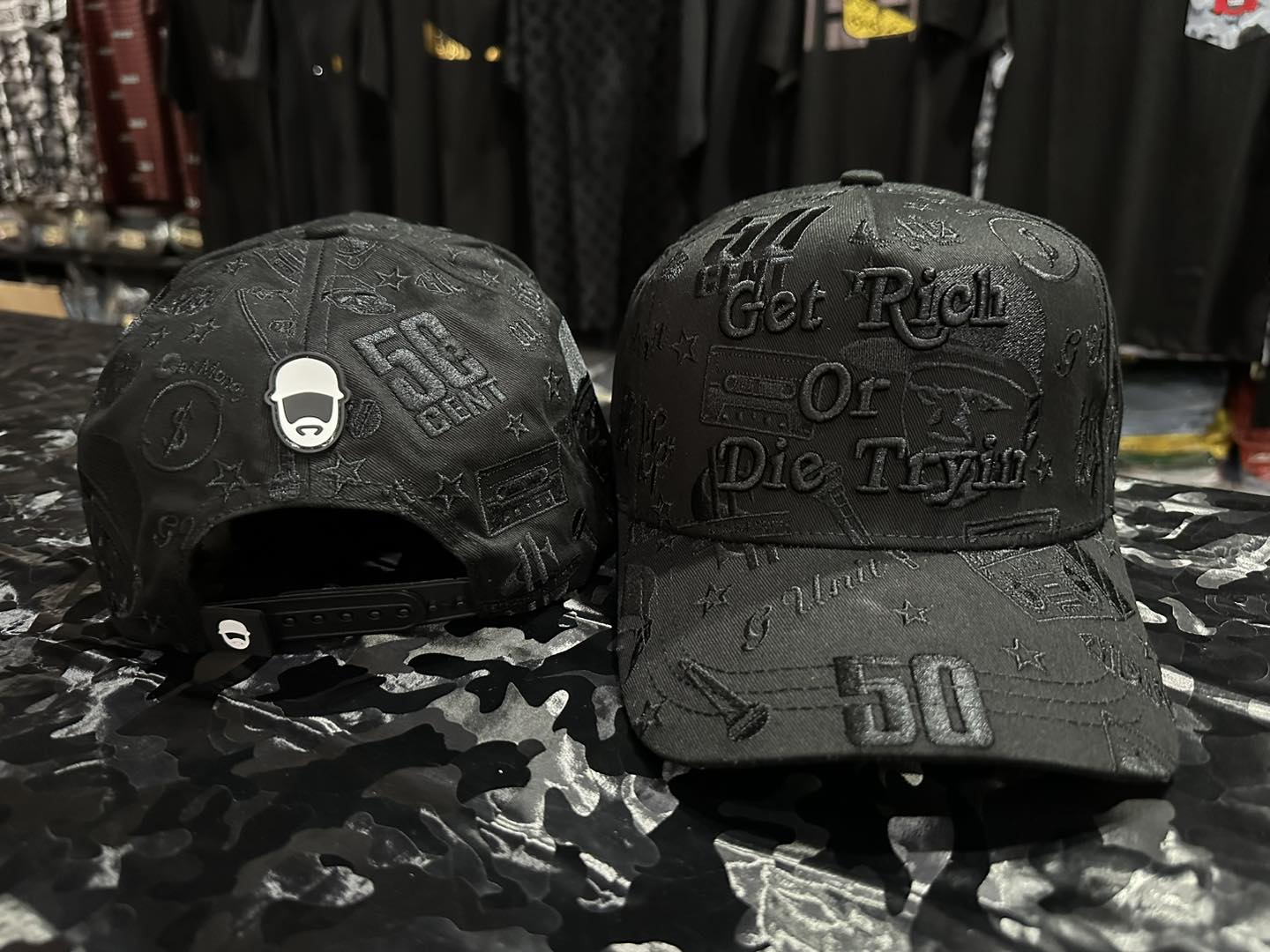 Barbas hats Get Rich Or Die Tryin