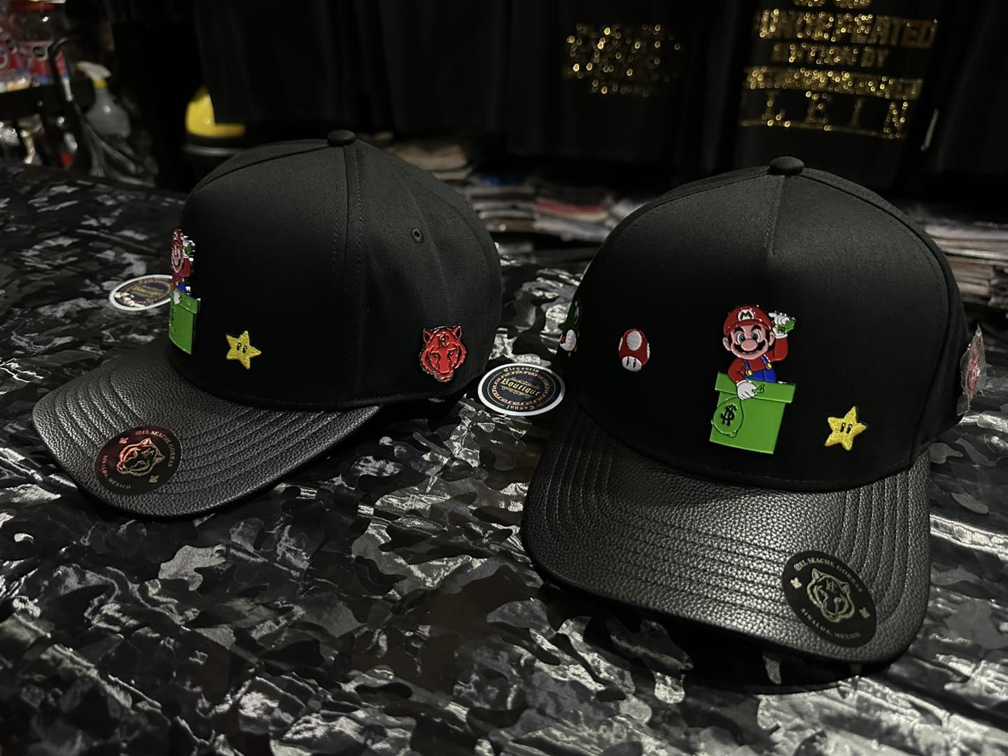 El Seache Gorras Mario Bros