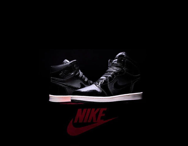 Jordan Retro 1 High Black White Patent