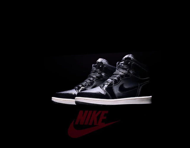 Jordan Retro 1 High Black White Patent