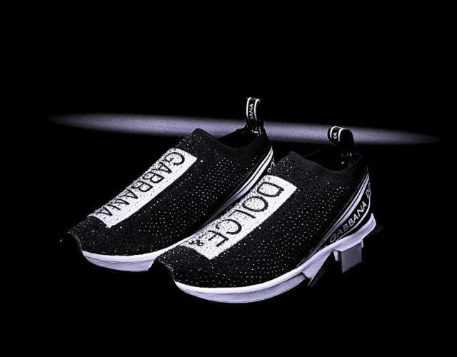 Dolce Gabbana Sorrento Black White Crystales