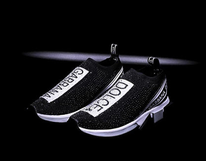 Dolce Gabbana Sorrento Black White Crystales