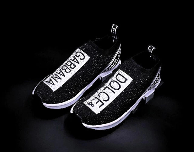 Dolce Gabbana Sorrento Black White Crystales