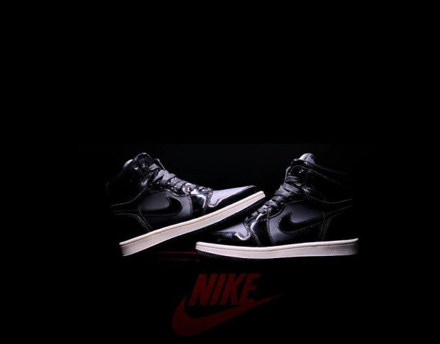 Jordan Retro 1 High Black White Patent