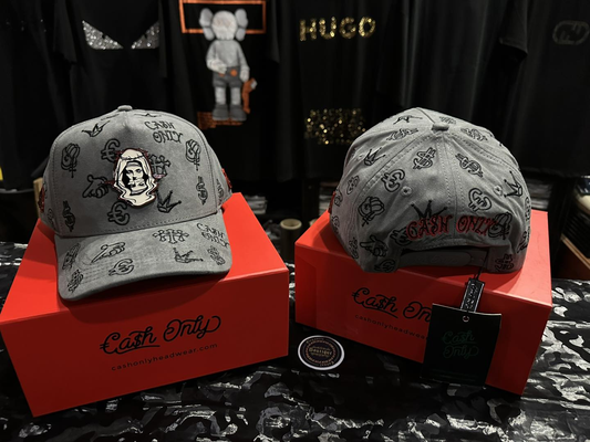 Gorra Cash Only Pray In Gamuza