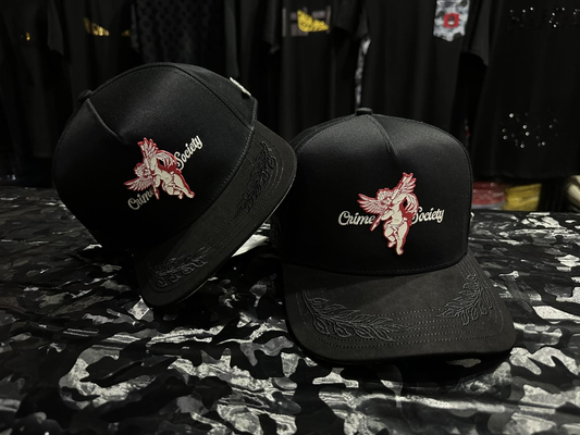 Gorra Cash Only Red Angel In Black