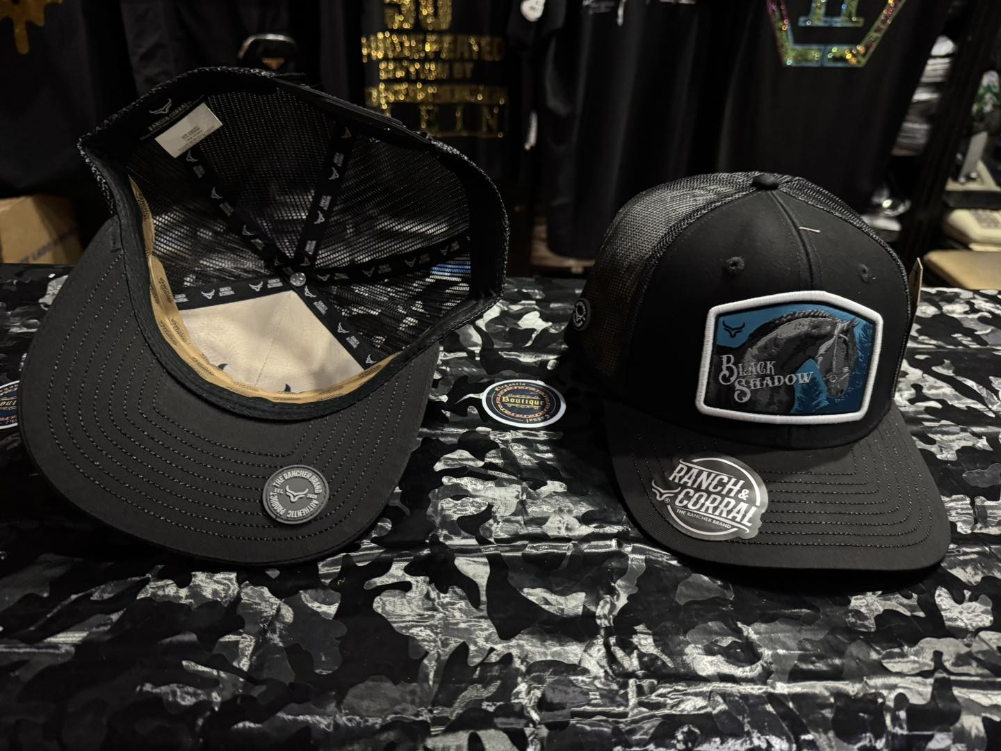 Gorra  RANCH & CORRAL black shadow