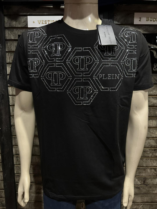 Camisa Philipp Plein Playera Con Motivo SS Hexagon